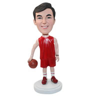 Personalized custom basketball figurine bobbleheads