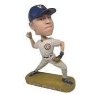 Personalized baseball player pitching ball bobbleheads