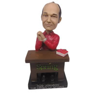 Personalized CEO boss executive in red shirt bobbleheads