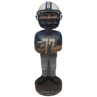 Personalized custom football player bobbleheads