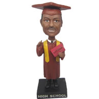 Personalized custom graduation souvenir bobbleheads