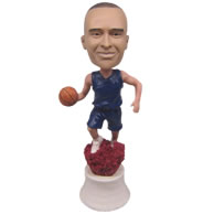 Personalized custom basketball player bobbleheads