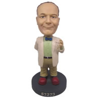 Personalized gentleman in nice suit bobbleheads