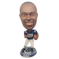 Personalized footballer football player bobbleheads