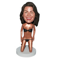 Woman in bikini bobblehead