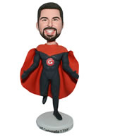 Custom superman in superman uniform  bobblehead