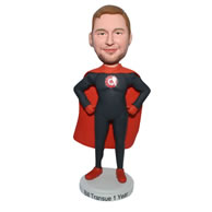 Custom superman in superman uniform  bobblehead