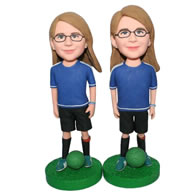 Custom  twins soccer player bobblehead