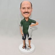 Fishing men custom bobblehead