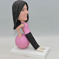 Personalized yogo bobbleheads for her