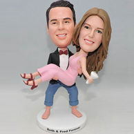 Unique wedding cake topper