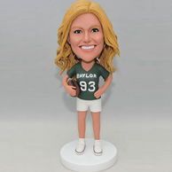 Custom bobbleheads birthday gifts for wife who like play soccer