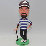 Custom golf bobbleheads for husband