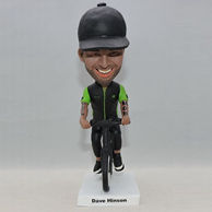 Bicycle lover custom bobbleheads for him