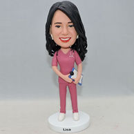 Christmas gifts for sister who is a nurse in pink uniform