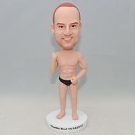 Personlized gift swimmer bobblehead for sale