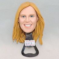 Custom bottle opener bobbleheads