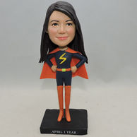 Custom Bobbleheads Super Women Style with orange boots