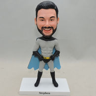 Personalized Men Superhero Bobbleheads with creative posture