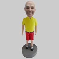 Customized casual bobblehead