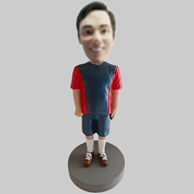 Custom blue shorts man bobbleheads