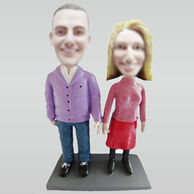 Custom couple bobblehead dolls