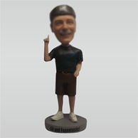 Personalized custom Relaxing man bobblehead