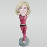 Custom sport female bobbleheads