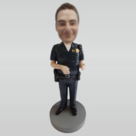 Custom police bobble heads