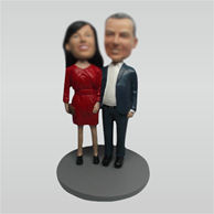 Customize wedding bobblehead doll