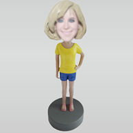 Custom Leisure female bobbleheads