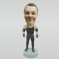 Personalized custom strong man bobble heads