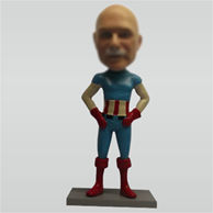 Custom super man bobblehead doll