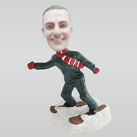 Custom Skiing bobble head