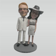 Custom couple bobbleheads