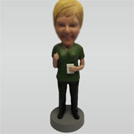 Custom work bobbleheads woman bobblehead