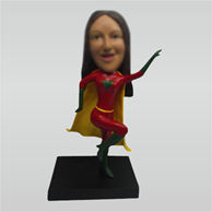 Custom super girl bobbleheads