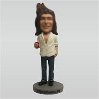 Personalized custom Relaxing man bobblehead dolls