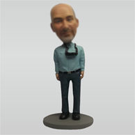 Personalized Custom work bobbleheads man bobble heads