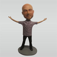 Personalized Custom casual man bobbleheads