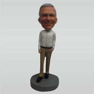 Custom work bobbleheads in office man bobbleheads