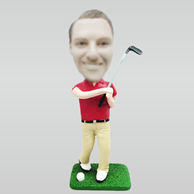 Personalized custom golf bobbleheads