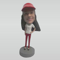 Customize fashion female bobble heads