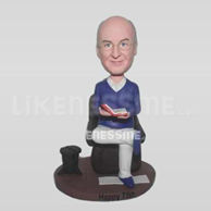 Personalized custom work man bobbleheads