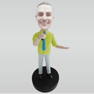 Custom Male Artist bobble heads