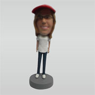 Customize fashion female bobble head