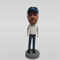 Personalized Custom casual man bobblehead