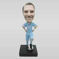 Personalized custom football bobble heads