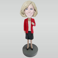 Custom work female bobbleheads