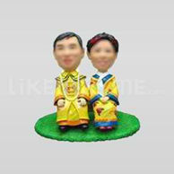 Custom photo cake bobblehead-10422